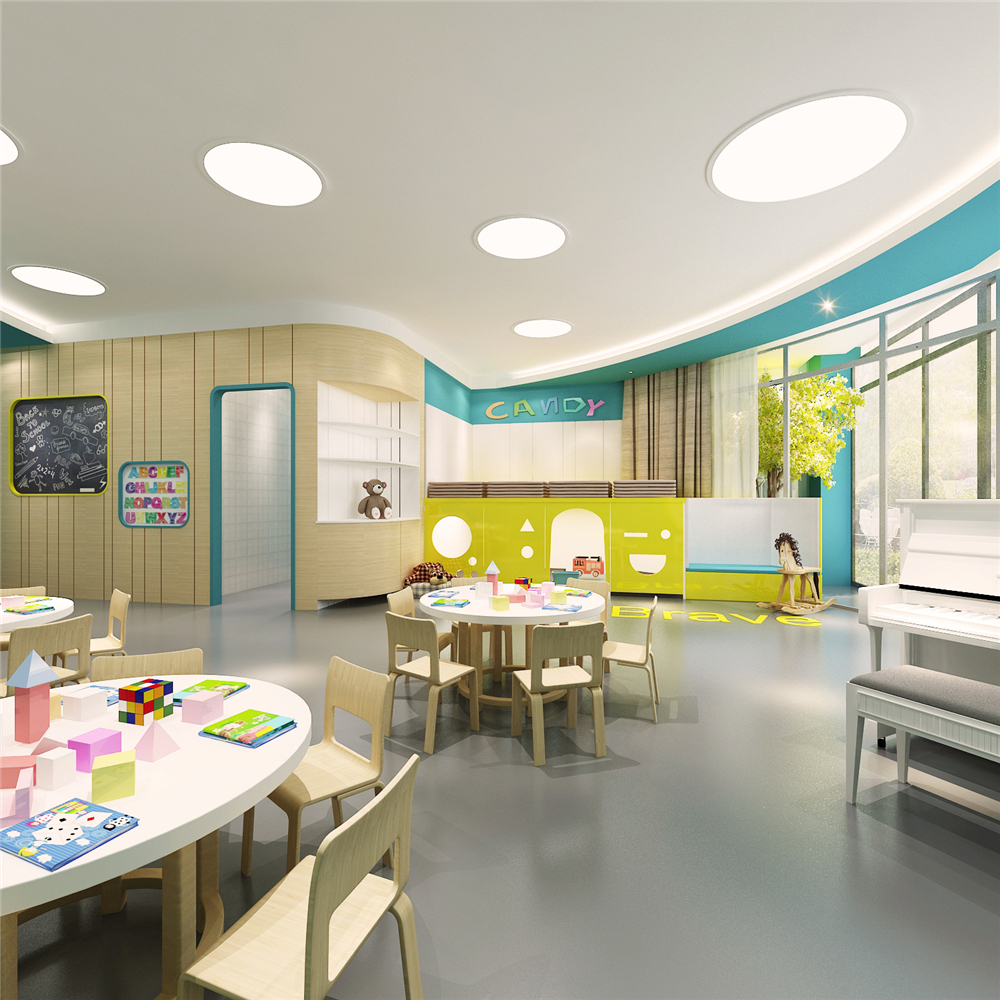 郑州市惠济区2000平方幼儿园装修设计效果图
