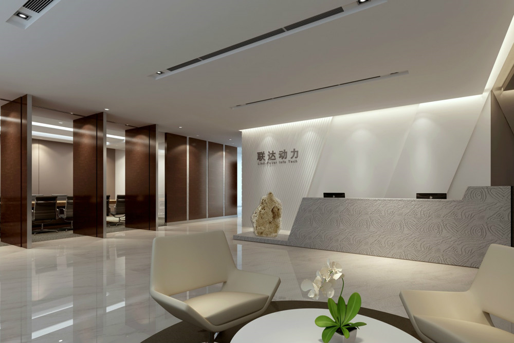 郑州联达动力科技公司室内设计案例