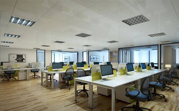 郑州办公室装修_大型办公室装修空间如何分区设计