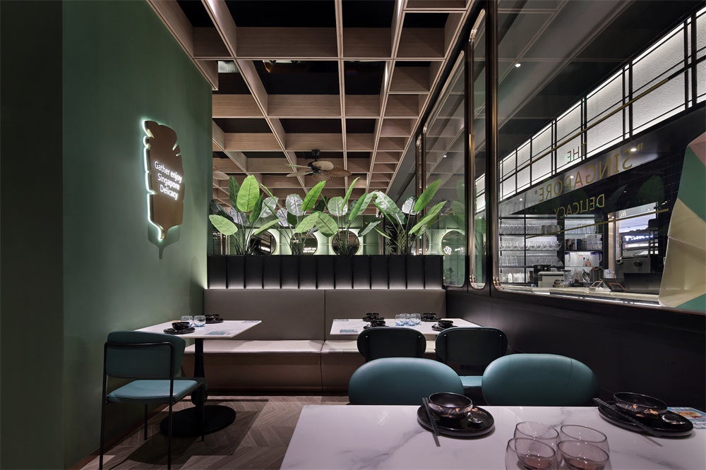 星美聚新加坡风情餐厅设计效果图